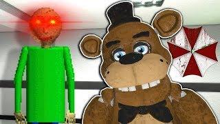 We Found Baldi in a Resident Evil Lab in Gmod - Garrys Mod Multiplayer Baldis Basics Survival