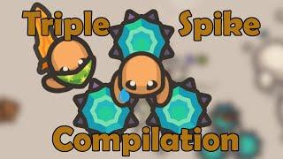 Triple Spike Compilation #1 - Taming io