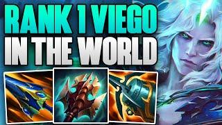 RANK 1 VIEGO IN THE WORLD INSANE SOLO CARRY GAMEPLAY  CHALLENGER VIEGO JUNGLE GAMEPLAY  14.5 S14