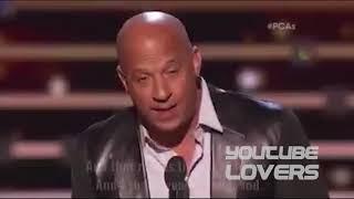 Vin diesel Heart Touching speech on Paul Walker