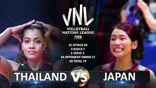 Thailand vs Japan  Womens VNL 2023