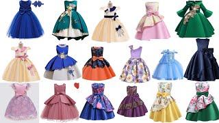 kids stylish princess frocks design  girls party wear dress design  winter frocks design 