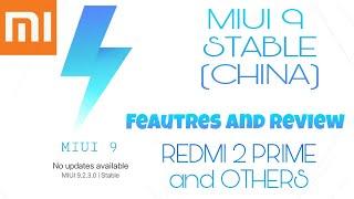 MIUI 9 Stable China Update Features and Review  Redmi22Prime Miui 9 Update