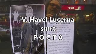 V. Havel Lucerna smrt POCTA