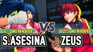 KOF XV ▰ Shermie Asesina LeonaAthenaShermie vs Zeus O.ChrisDoloresWhip