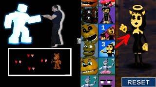 Алиса Ангел в Фнаф Ворлд Против Босса Скота в Андертейл Супер Битва Игра Fnaf World