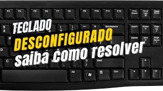 Problema Teclado Notebook Computador Teclas Invertidas Desconfigurado. Saiba como resolver