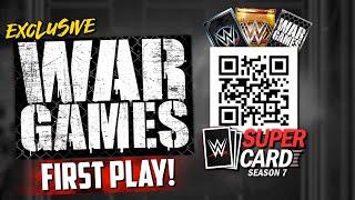 EXCLUSIVE WAR GAMES FIRST PLAY  WWE SuperCard Season 7