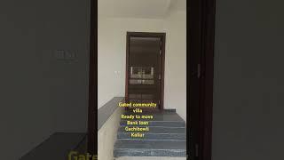 gated community villa Hyderabad Gachibowli Ready to move kollur