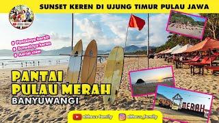 Sunset Keren di Pantai Pulau Merah Banyuwangi  Rekomendasi Wisata Hits untuk Keluarga di Jawa Timur