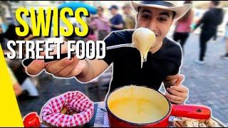 SWISS STREET FOOD Tour in Zurich-CHEESE FONDUE and Brezel in Zurich  Switzerland