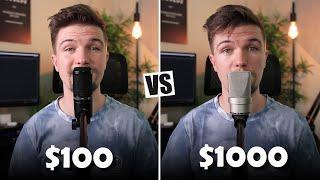 $100 Microphone VS $1000 Microphone  Audio-Technica AT2020 VS Neumann TLM 103