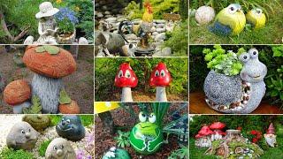 DIY Garden Crafts Creative Projects with Stones and Concrete