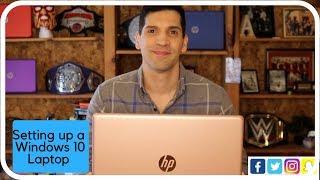 Setting up and getting started with a Windows 10 computer - HP Computer Unboxing