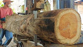 Making 7x14cm blocks for door frames from selected teak wood