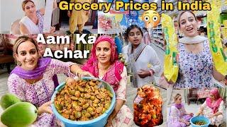 ️Making  Aam Ka Achar With Mom   100y ear old FamRecipe  India Grocery Store Prices Vs Europe.?