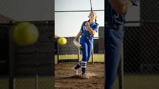 Getting close to the pitch for a photo#sportsphotographer #sportsphotography #softball #godox