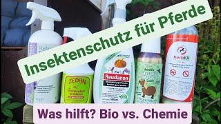 Insektenschutz für Pferde im Test - Bio versus Chemie