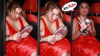 OOPS Ye Kya Dikha Diya  Amrita Arora Biggest Embarrassing Moment While Getting Out Of Car