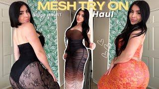 Sheer Mesh Dress TRY ON HAUL