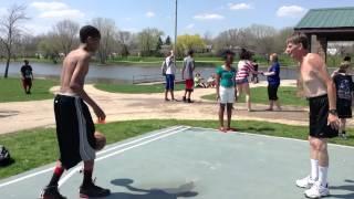 Teen Looses To Old Man In Basketball