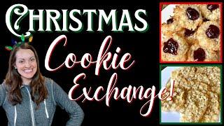 Christmas Cookie Exchange  Oatmeal Lace & Raspberry Thumbprint Coconut Macaroons