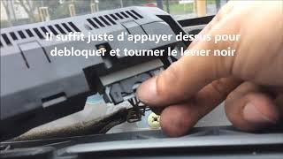 Demonter lafficheur central de Twingo   Changement dampoule