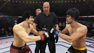 Jackie Chan vs. Bruce Lee EA sports UFC 3 - CPU vs. CPU - Crazy UFC 