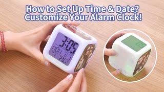 Setup Tutorial - Sublimation Glowing Led Color Change Digital Alarm Clock