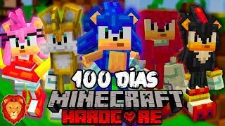 SOBREVIVÍ 100 días en SONIC LA PELICULA en Minecraft HARDCORE y esto es lo que sucedió...