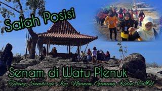 Senam ibu ibu Di Watu Plenuk  wisata watu plenuk ngawen Gunung kidul