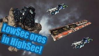 Lowsec ores mining in HIGHSEC on demand  EVE Online