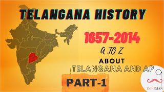 Telangana History in Telugu  Part-1  How Andhra Pradesh is formed  Infoman Telugu