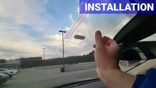 How to Install AZDOME M550 Dash Cam in your car and Make it Look Clean