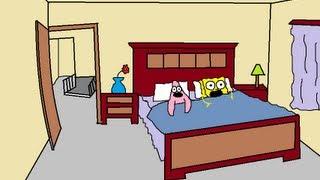 Spongebob in PARANORMAL ACTIVITY