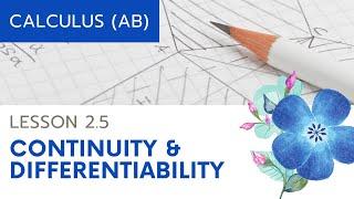 AP Calculus AB Lesson 2.5 Differentiability