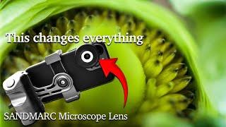 This Lens is a Game Changer  SANDMARC Microscope Lens  Iphone 15 Pro Max Photography Tips