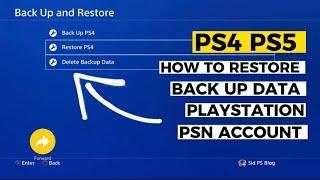 How to backup and restore PS4 Save Game data & Transfer to Other Ps4