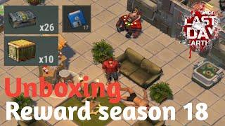 Unboxing Reward season 18 last day on earth