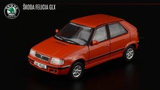 Facelift Škoda Felicia GLX 1998 • Kaleidoskop slavných vozů Škoda 26 • 143 scale model cars