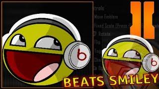 Black Ops 2 - Smiley  Happy Face w Dre Beats Headphones Emblem Tutorial
