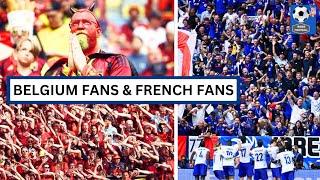 Belgian Fans & French Fans Reaction to Their Last Meeting in Euro Cup