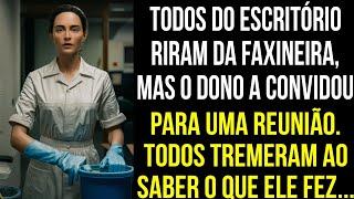 Ela era humilhada por ser a faxineira da empresa. Até que o CEO sofreu um acidente e ela revelou...