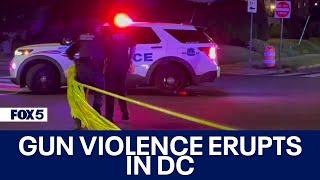 DC shootings Violence erupts leaving 2 dead several others wounded