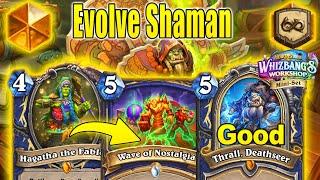 NEW Evolve Shaman 2.0 Deck Its Actually Good For Real At Whizbangs Workshop Mini-Set  Hearthstone