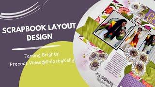 Scrapbook Layout Design with a Sketch-Taming the Brights