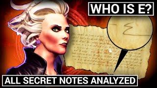 Who is E and What is Her Story? Dark Deception Theory  Secret Note Analysis