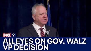 VP Harris’ running mate decision including Gov. Walz should be decided soon