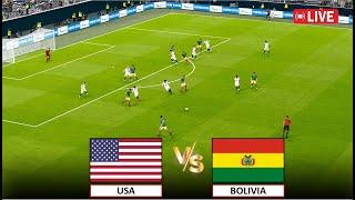 LIVE  USA vs BOLIVIA I COPA AMERICA 2024 I LIVE MATCH TODAY I