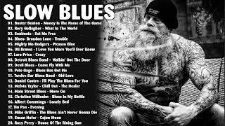 Slow Blues Music - Greatest Blues Rock Songs Of All Time - Relaxing Jazz Blues Guitar